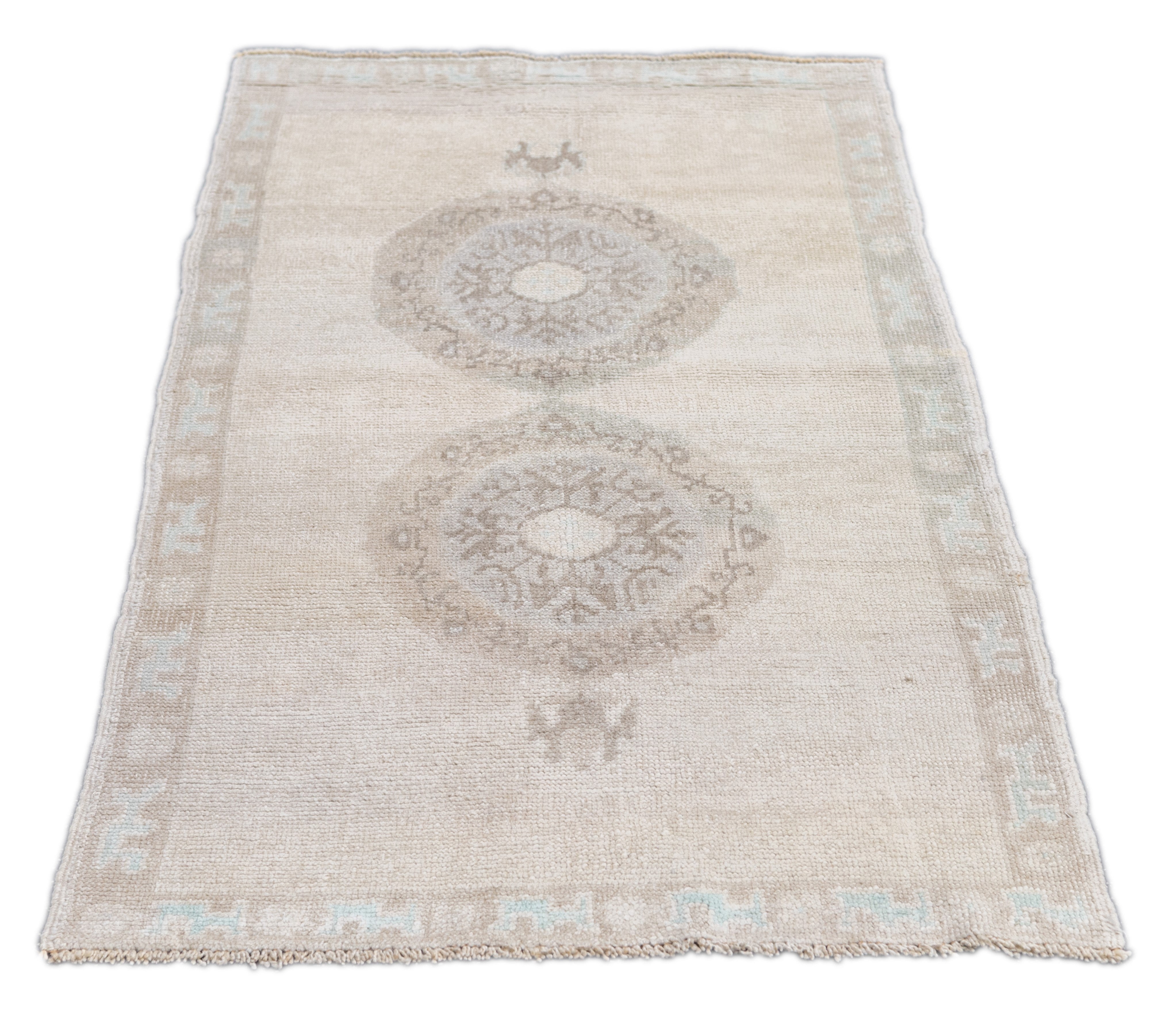 Vintage Oushak Rug 3'1'' x 5'10''
