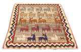 Vintage Gabbeh Rug 4'8'' x 6'5''