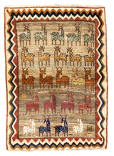 Vintage Gabbeh Rug 4'8'' x 6'5''