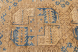 Vintage Turkmen Rug 7'8'' x 10'6''