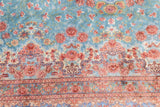 Extremely Fine Vintage Silk  Qum Rug 6'3'' x 10'2''