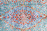 Extremely Fine Vintage Silk  Qum Rug 6'3'' x 10'2''