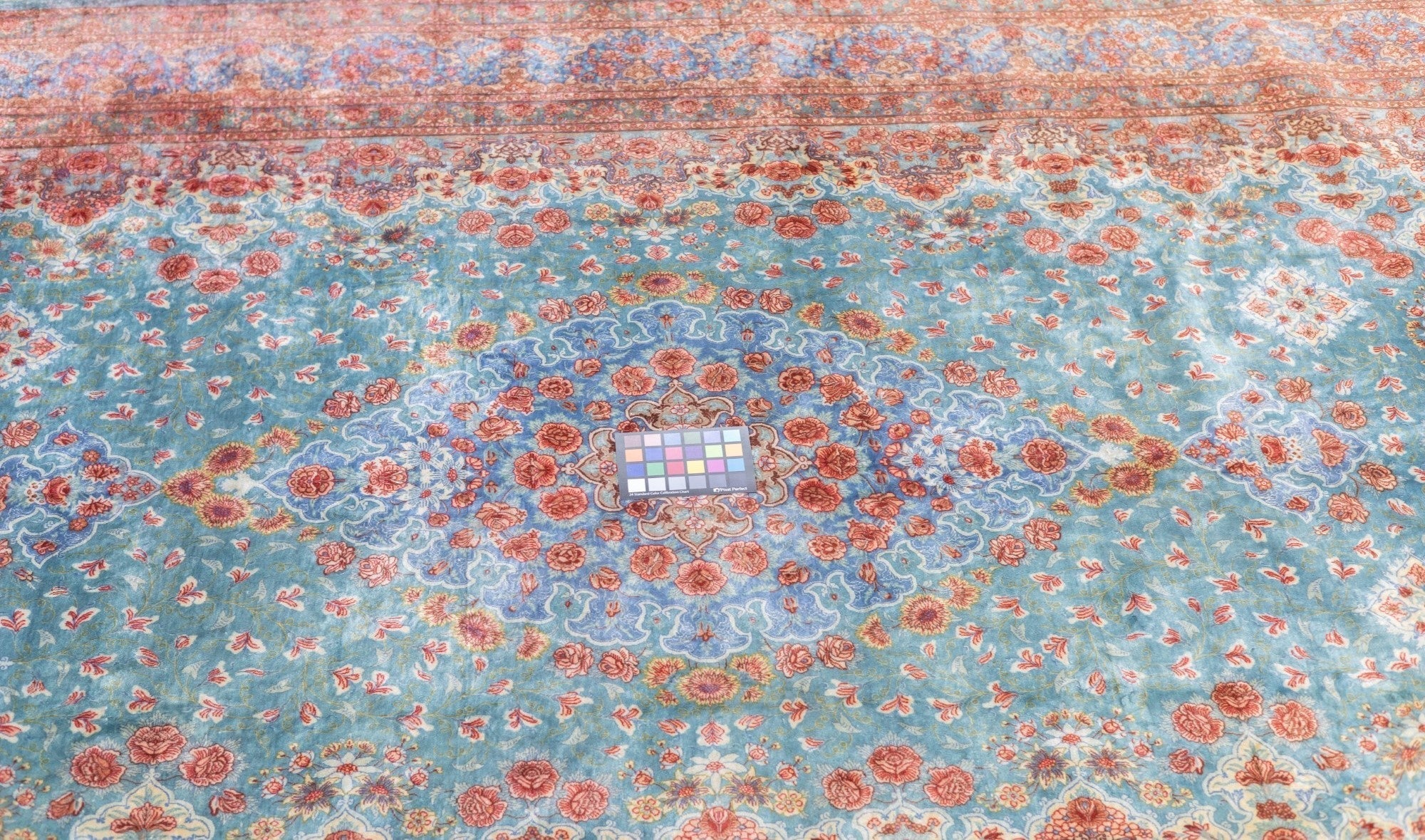 Extremely Fine Vintage Silk  Qum Rug 6'3'' x 10'2''