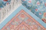 Extremely Fine Vintage Silk  Qum Rug 6'3'' x 10'2''