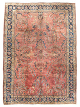 Fine Antique  Sarouk Rug 7' 0" x 9' 7''