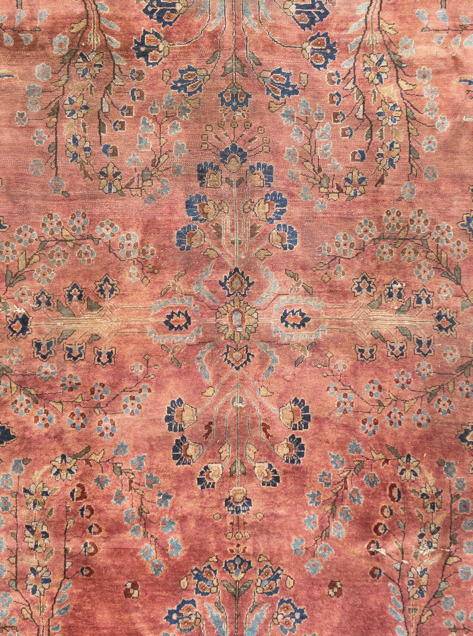 Fine Antique  Sarouk Rug 7' 0" x 9' 7''