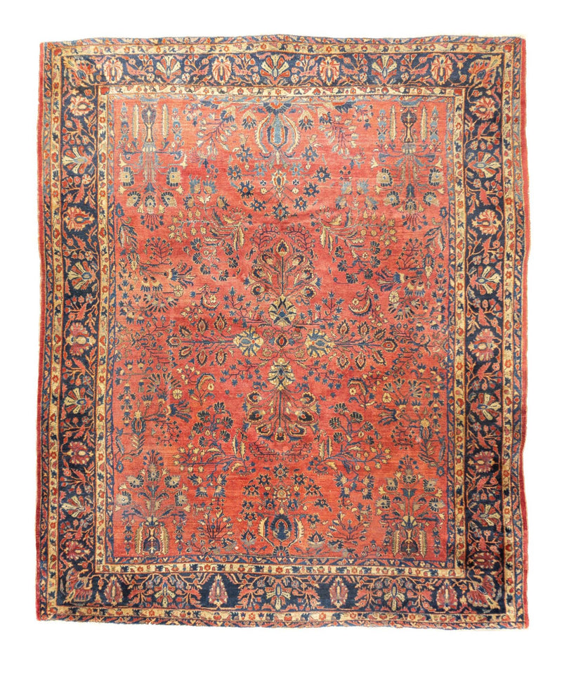 Antique Farahan Sarouk Rug 9'2'' x 11'3''