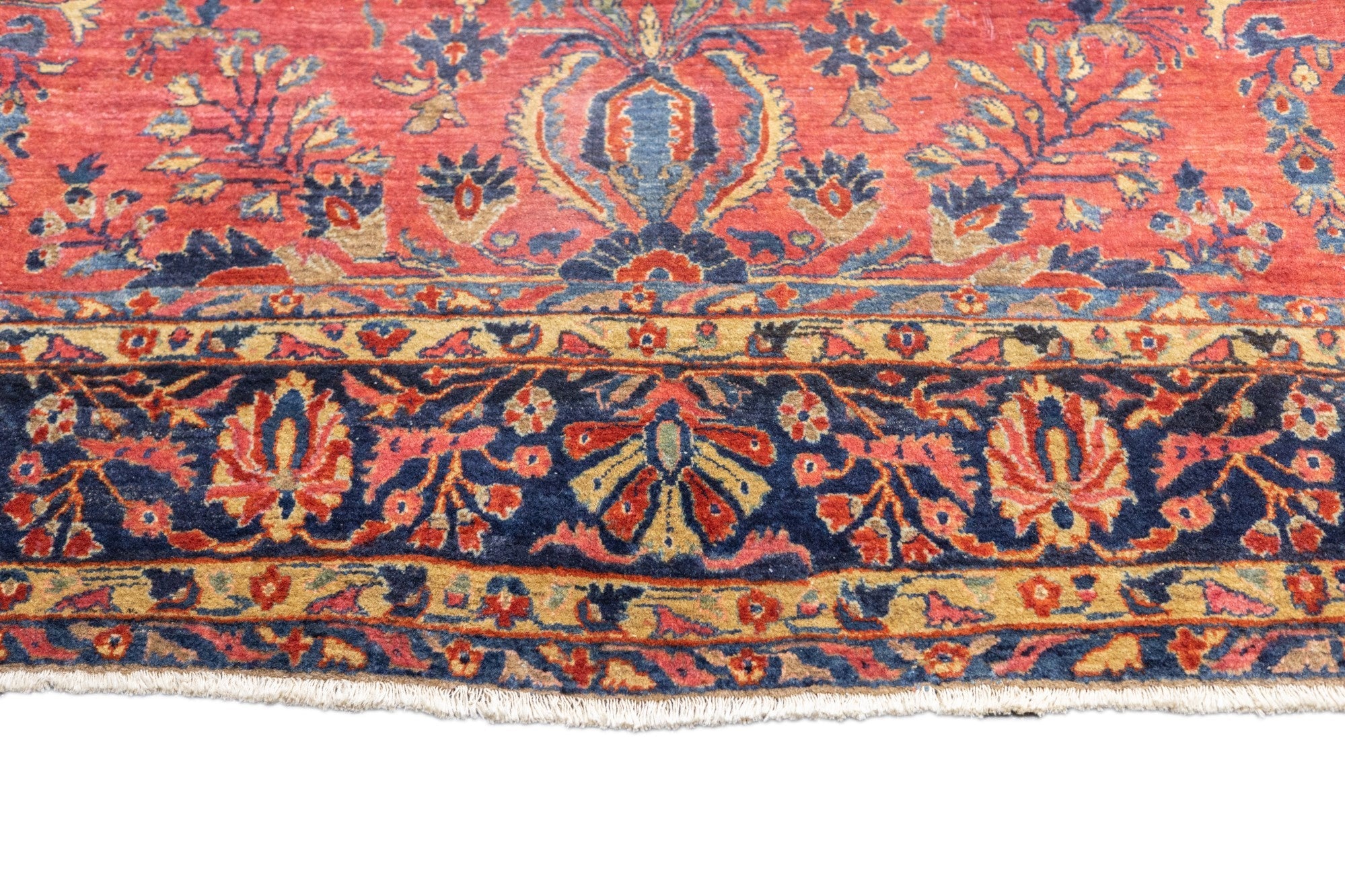 Antique Farahan Sarouk Rug 9'2'' x 11'3''