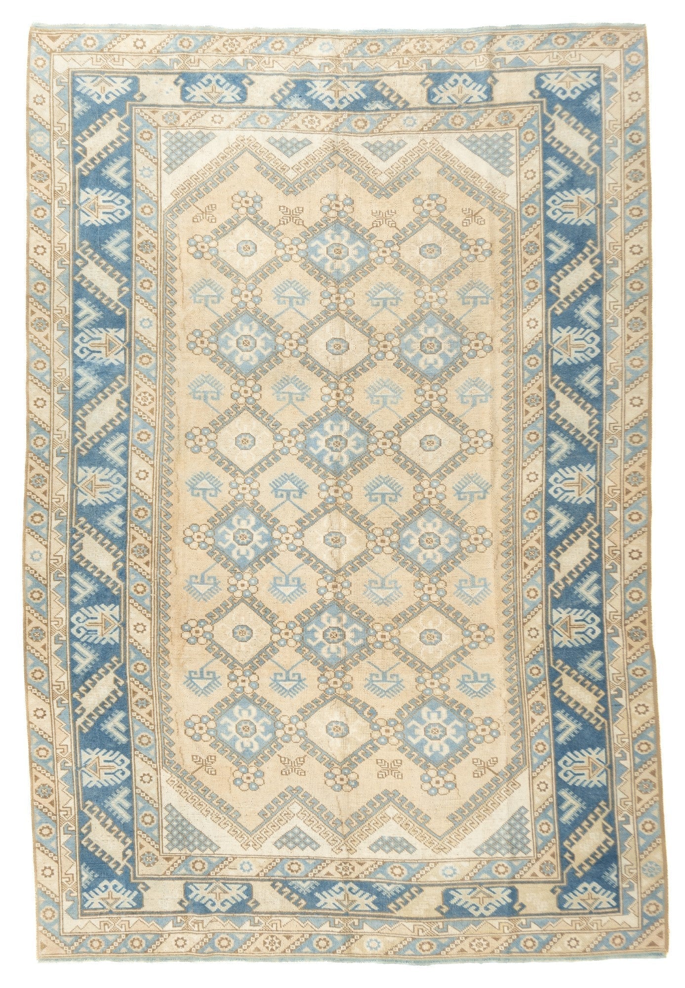 Vintage Oushak Rug 6'6'' x 9'7''