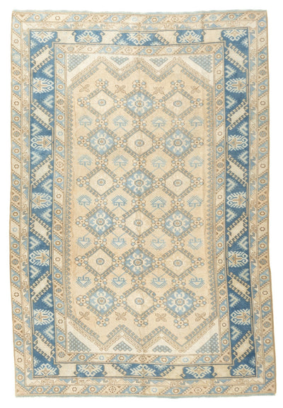 Fine Antique Oushak Wool Rug 6'6'' x 9'7''
