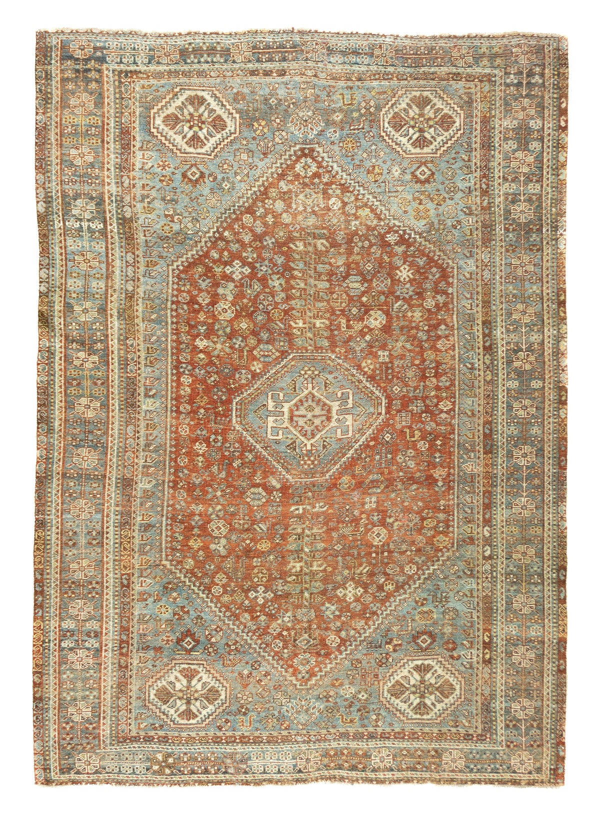 Antique Qashqai Rug 6'10'' x 9'8''
