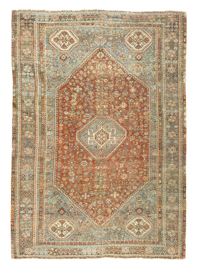 Antique Qashqai Rug 6'10'' x 9'8''