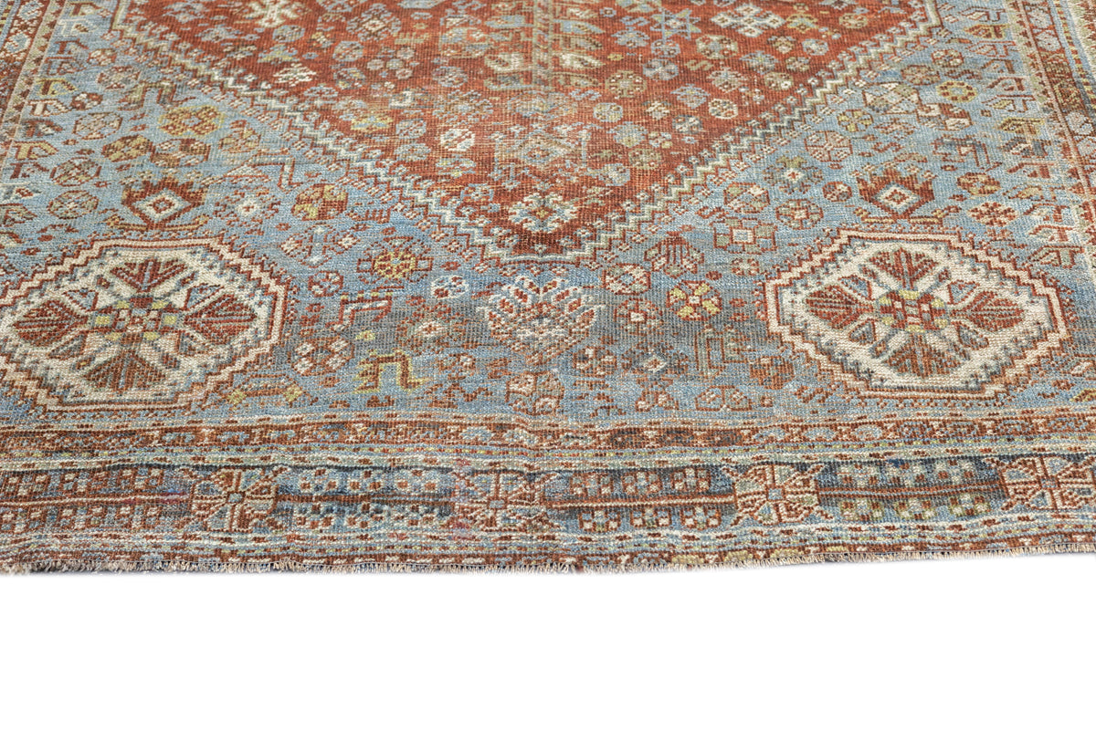 Antique Qashqai Rug 6'10'' x 9'8''