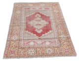 Antique Turkish Anatolian Rug 3'4'' x 5'3''