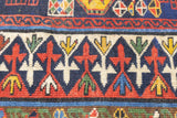 Antique Caucasian Shirvan Rug 4'2'' x 8'7''