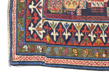 Antique Caucasian Shirvan Rug 4'2'' x 8'7''