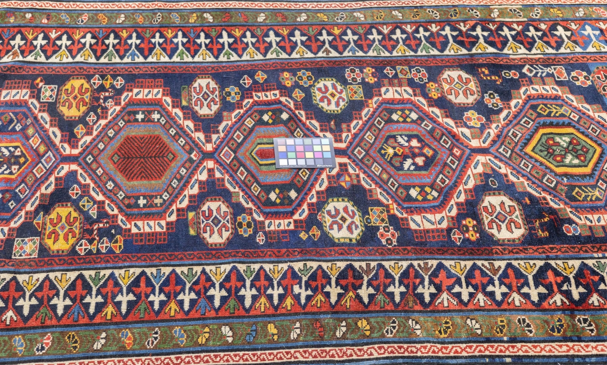 Antique Caucasian Shirvan Rug 4'2'' x 8'7''
