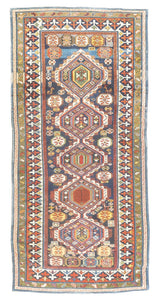 Antique Shirvan Rug 4'2'' x 8'7''