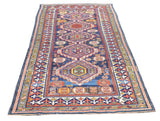 Antique Caucasian Shirvan Rug 4'2'' x 8'7''