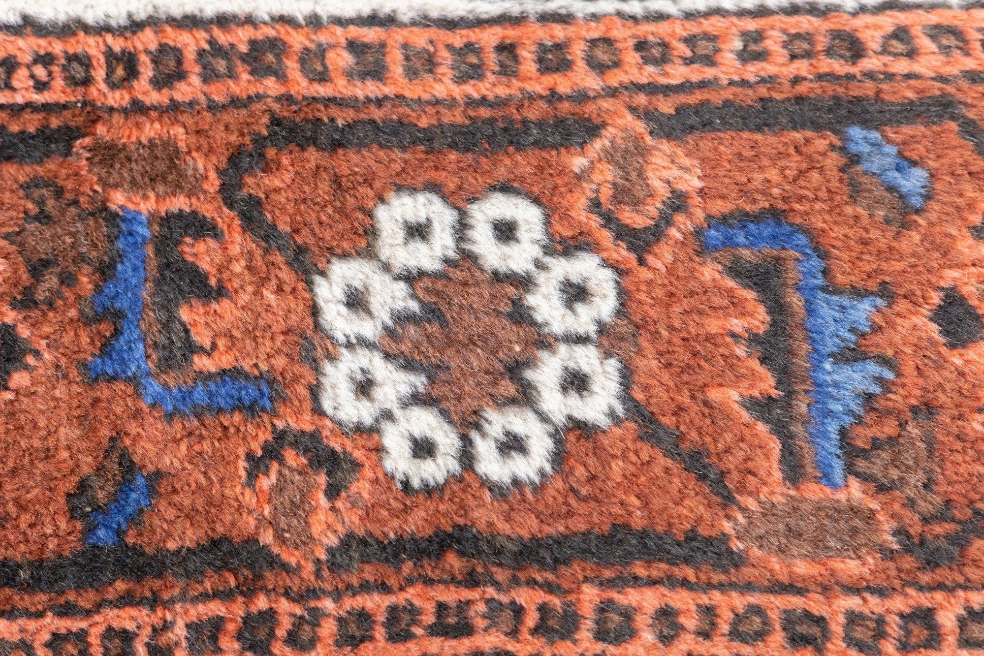 Antique  Pictoral Afshar Rug 3'11'' x 7'2''