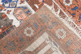 Antique  Pictoral Afshar Rug 3'11'' x 7'2''