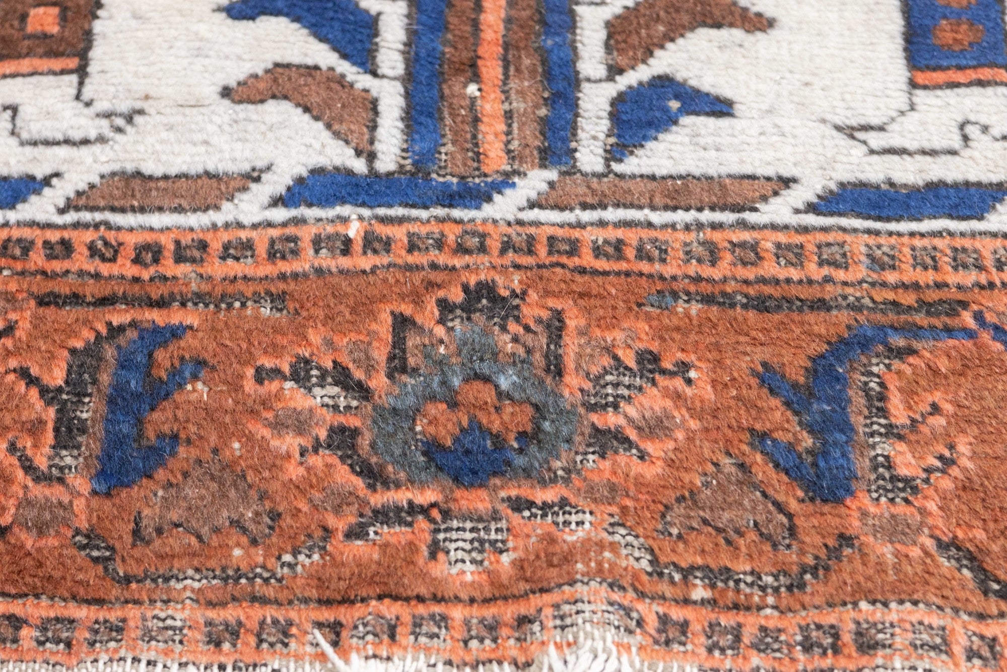 Antique  Pictoral Afshar Rug 3'11'' x 7'2''
