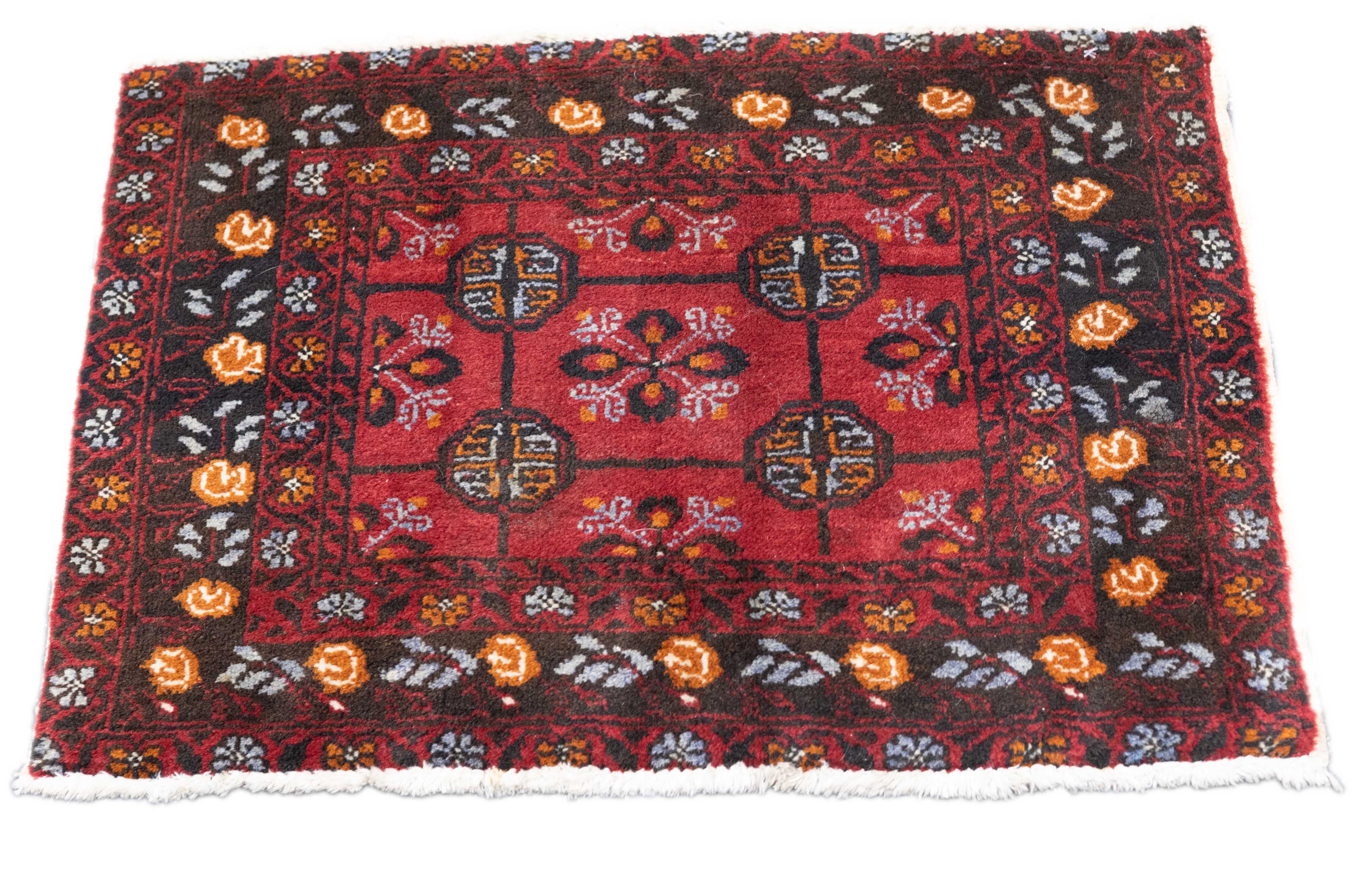 Fine Antique Bokara Wool Rug 1'9'' x 2'5''