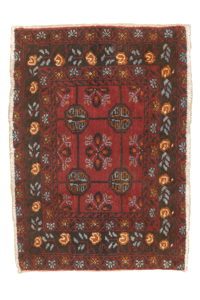 Fine Antique Bokara Wool Rug 1'9'' x 2'5''