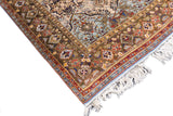 Extremely Fine Antique Silk Rug 4' 10" x 7' 3''