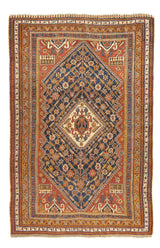 Antique Qashqai Rug 4'7'' x 7'2''
