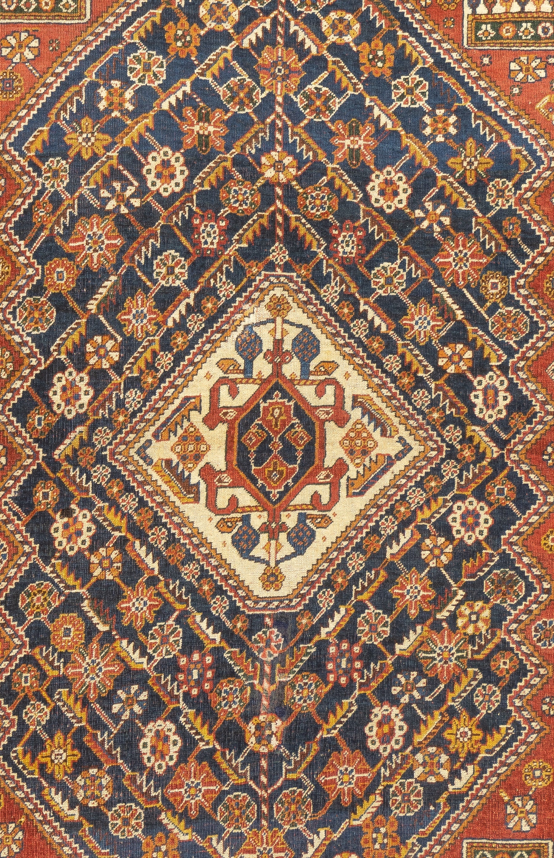 Antique Qashqai Rug 4'7'' x 7'2''