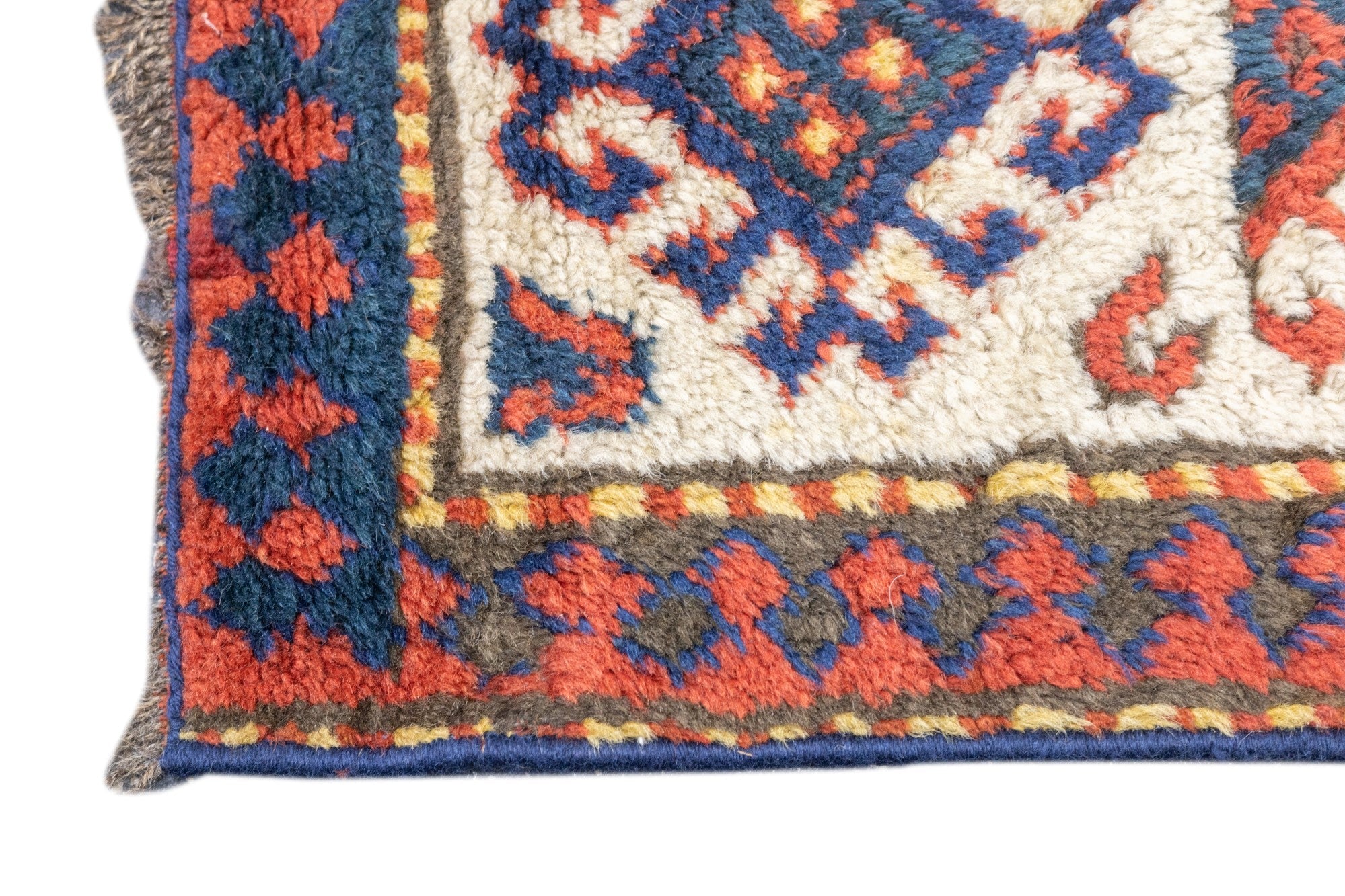 Antique Caucasian Kazak Rug 3'4'' x 6'2''