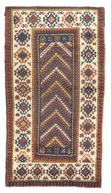 Antique Kazak Rug 3'4'' x 6'2''