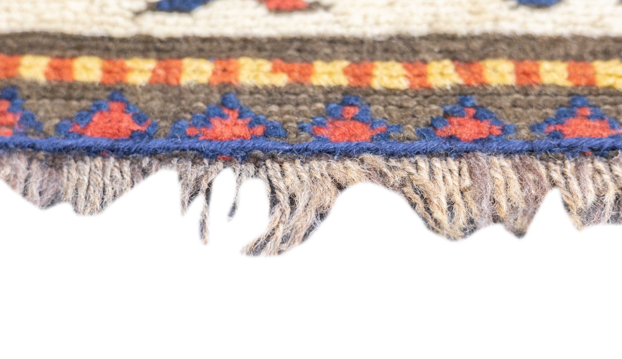 Antique Caucasian Kazak Rug 3'4'' x 6'2''