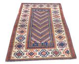 Antique Caucasian Kazak Rug 3'4'' x 6'2''