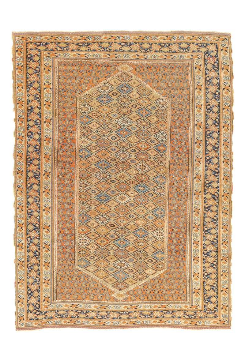 Antique Afshar Rug 4'1'' x 5'9''