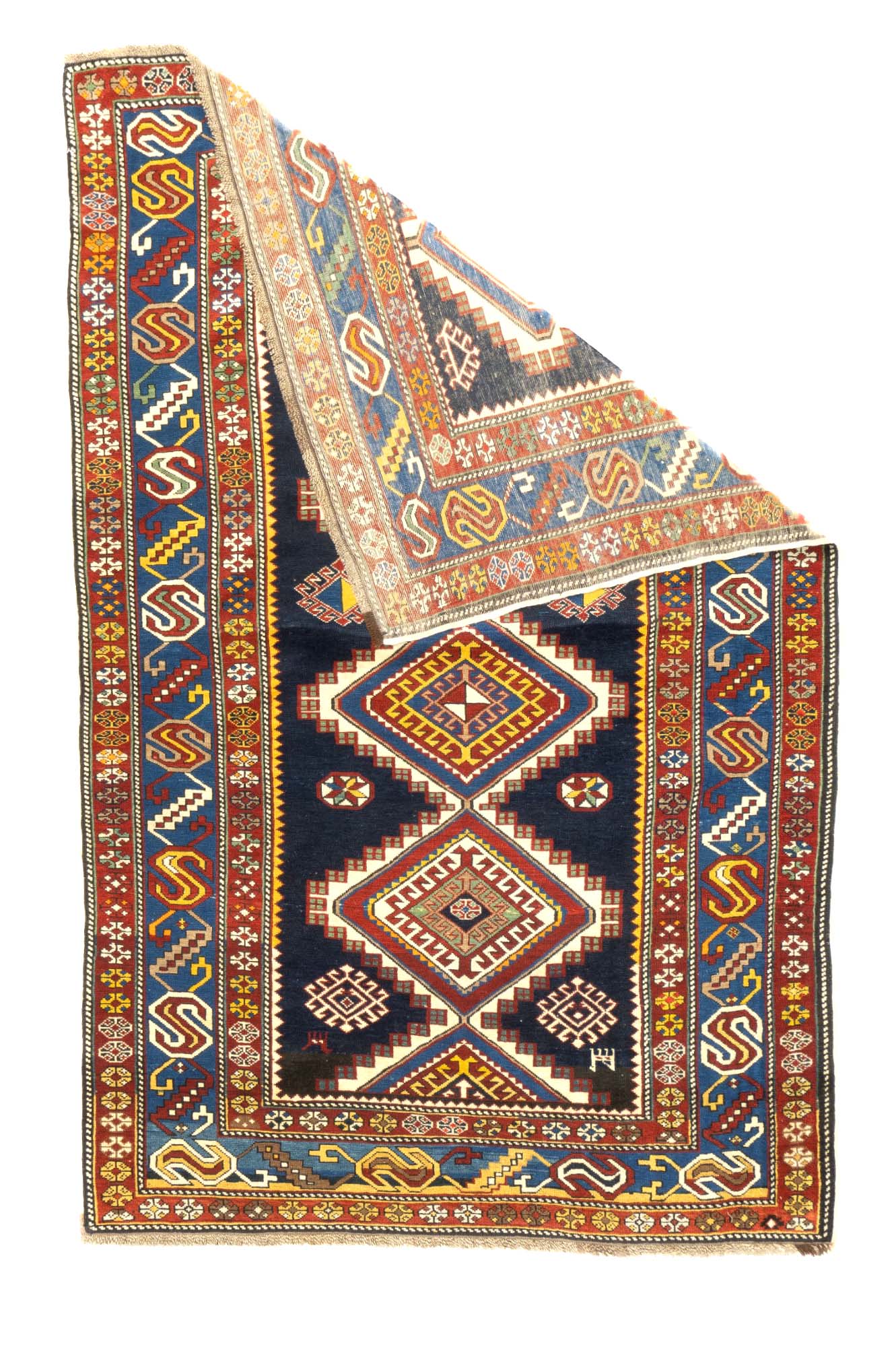 Antique Caucasian Shirvan Rug 3'11'' x 6'3''