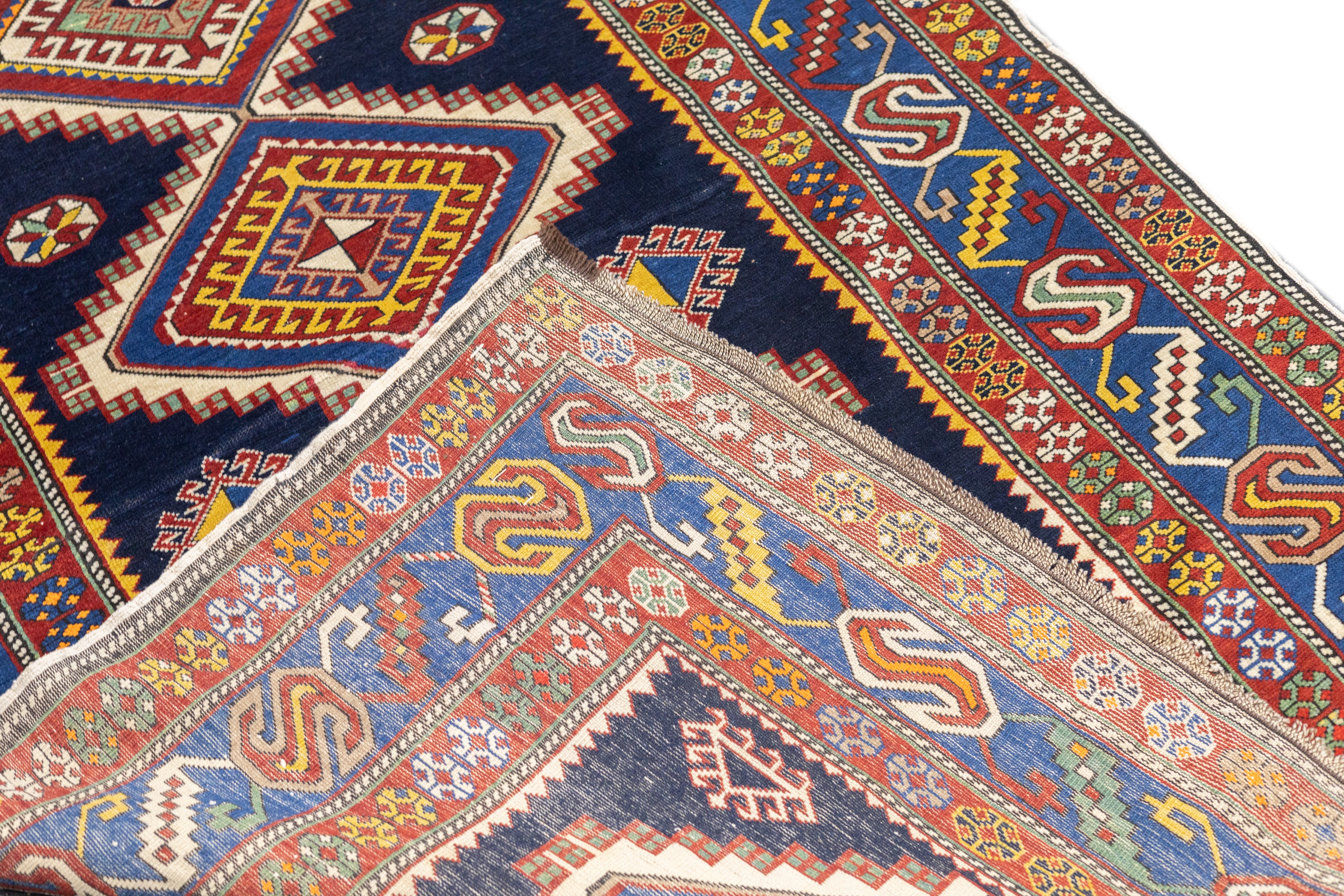 Antique Caucasian Shirvan Rug 3'11'' x 6'3''