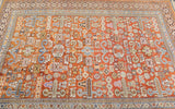 Antique Caucasian Perpedil Rug 5' x 5'7''