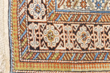 Antique Caucasian Perpedil Rug 5' x 5'7''
