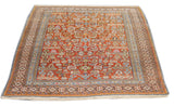 Antique Caucasian Perpedil Rug 5' x 5'7''