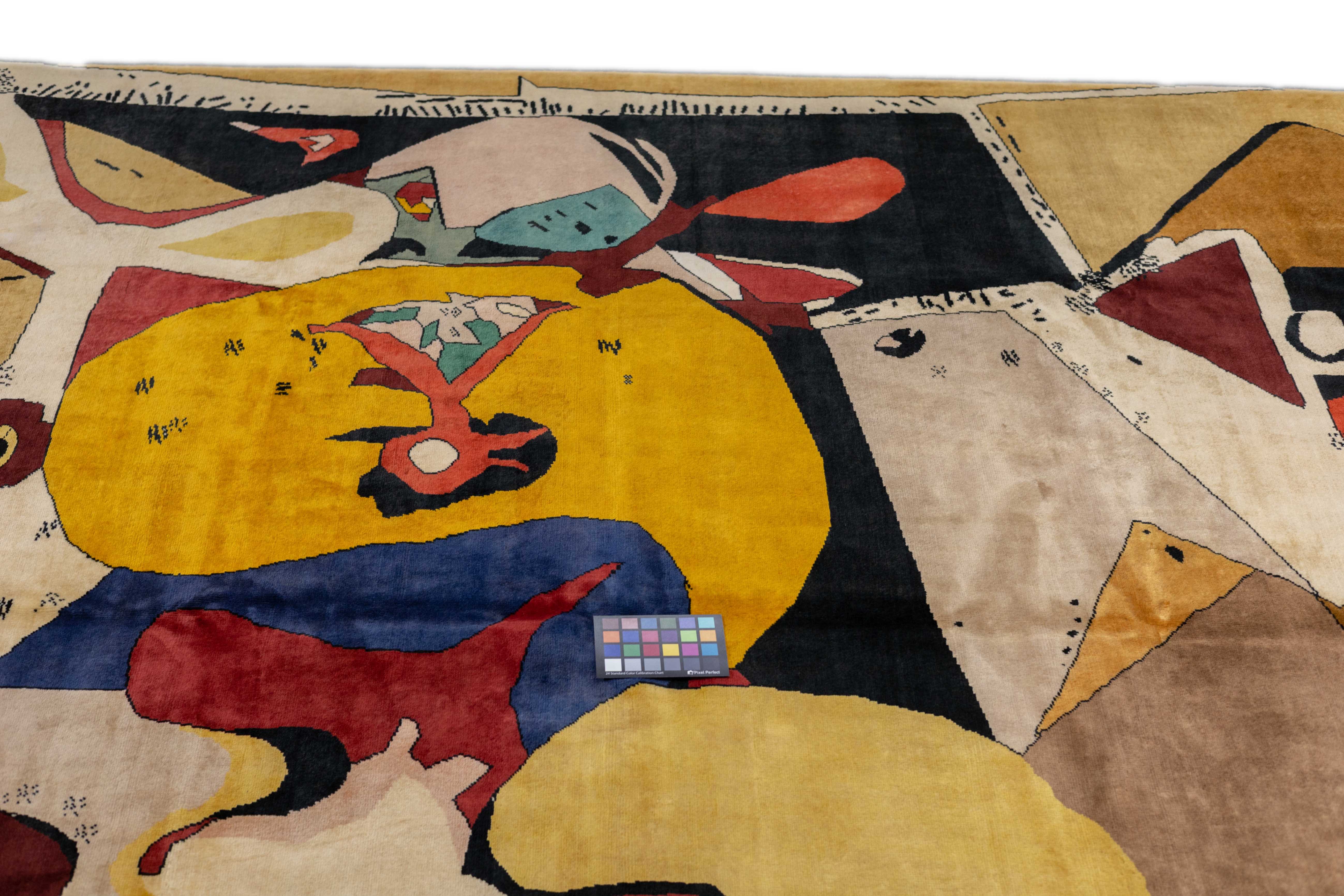 French Art Deco Rug 8'4'' x 9'11''