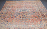 Antique Mohtasham Kashan Rug 7'5'' x 10'9''
