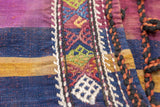 Antique Silk Shahsaband Textile Bag 1'7'' x 3'6''