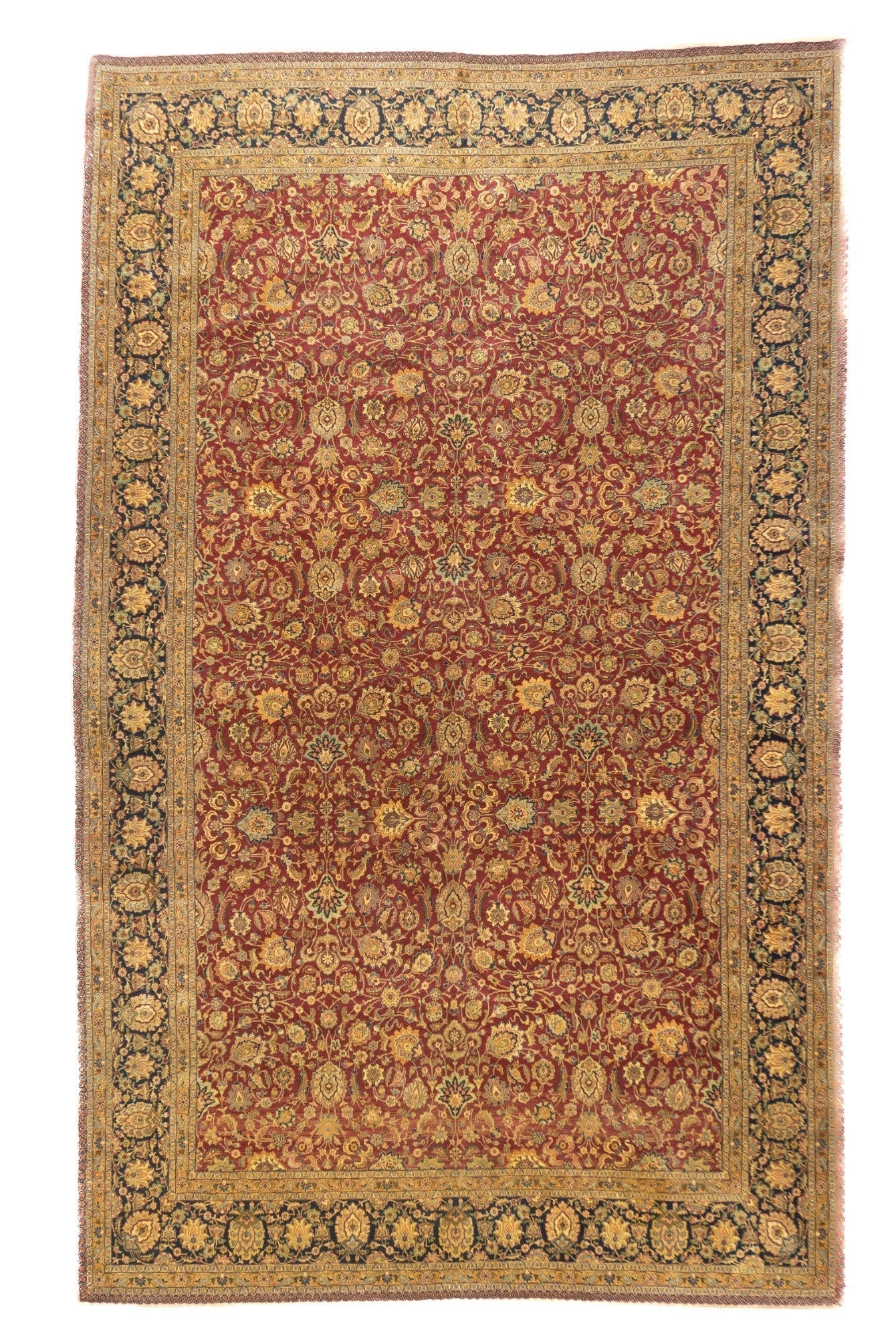 Antique Kashan Rug 6'5'' x 10'6''