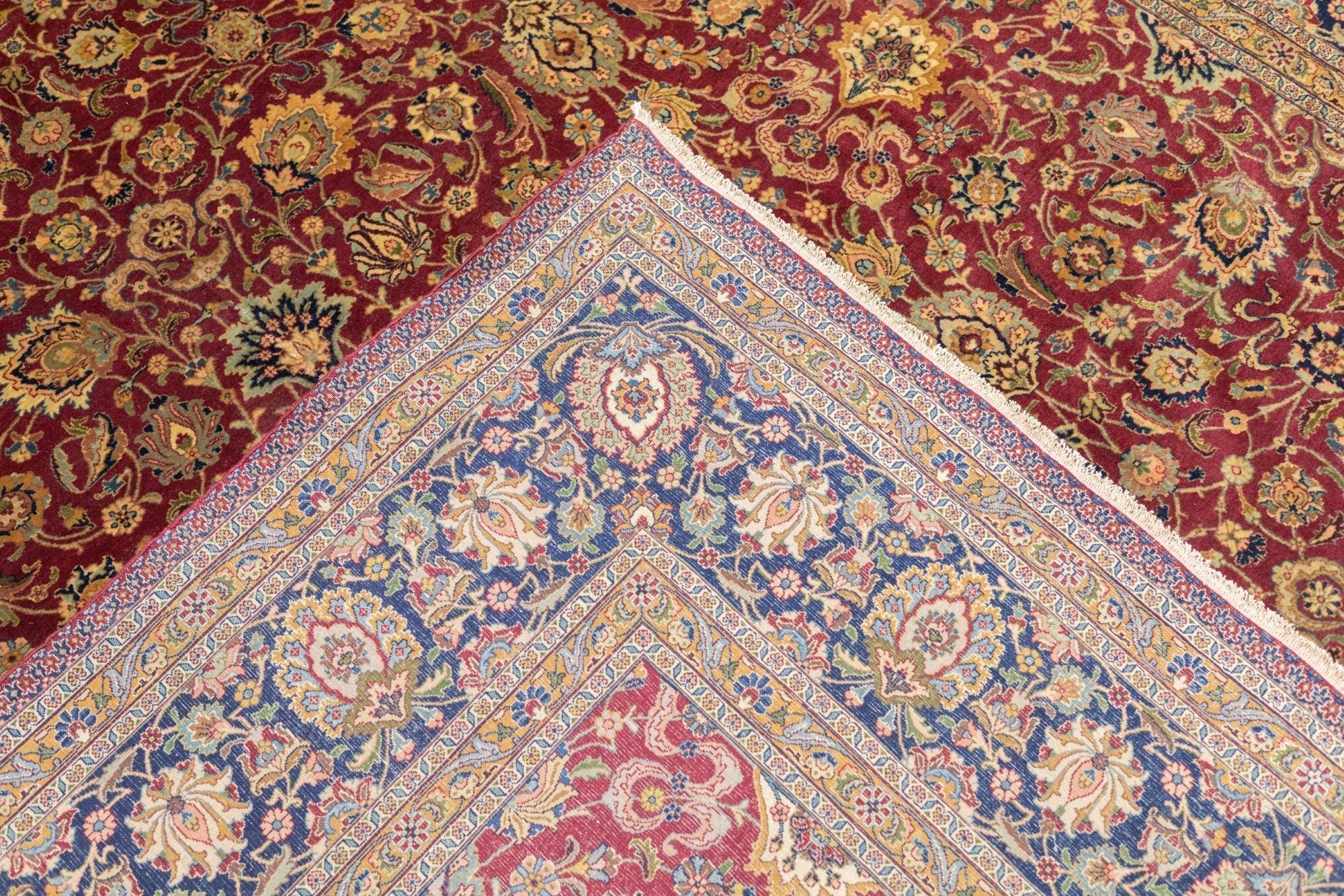 Antique Kashan Rug 6'5'' x 10'6''