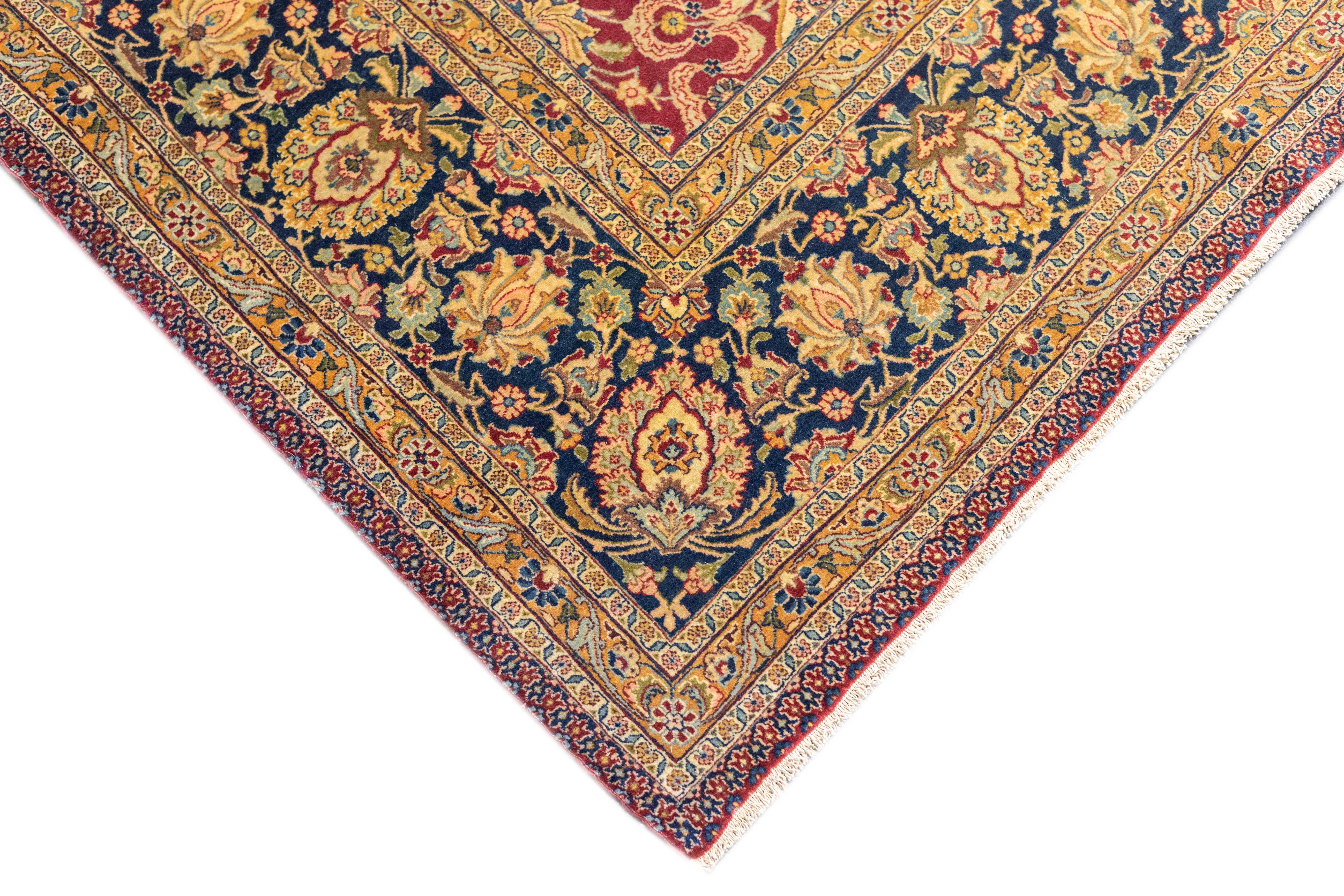 Antique Kashan Rug 6'5'' x 10'6''