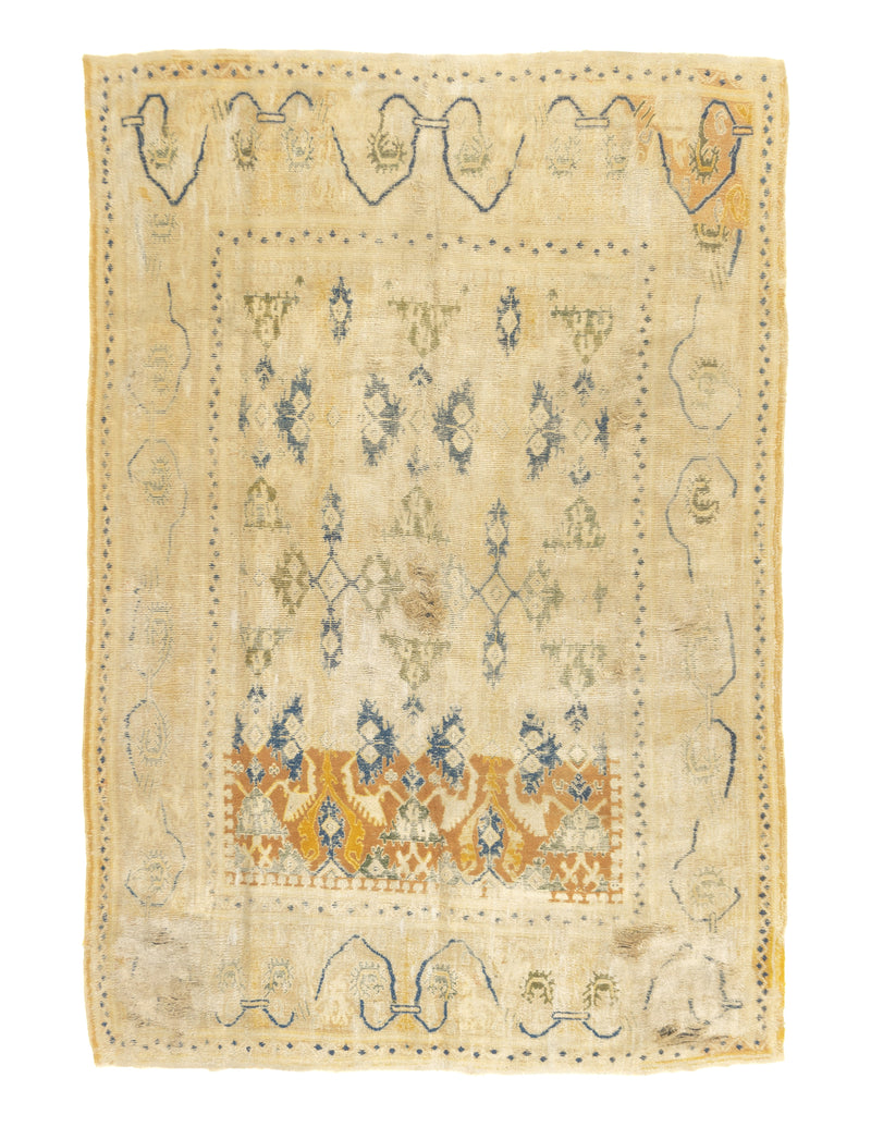 Antique Spanish Cuenca Rug 6'9'' x 9'9''