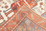 Antique Caucasian Kazak Rug 6'8'' x 7'11''