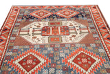 Antique Caucasian Kazak Rug 6'8'' x 7'11''